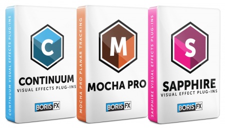 Boris FX: Sapphire, Continuum Complete, and mocha Pro Bundle (OFX Option)