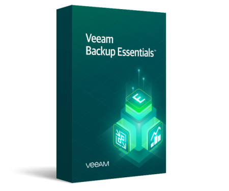 Veeam Backup Essentials Standard 2 socket bundle (Includes 1st year of Basic Support)