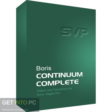 Boris Continuum Complete Multi-Host (Avid Adobe Apple OFX) / Annual Subscription